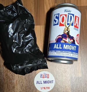 Funko Soda My Hero Academia - All Might 1/16,700 Common In Bag